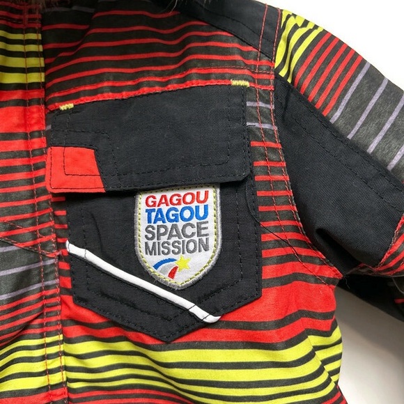 EUC 6 Months Snowsuit Gagou Tagou with Attached Mitts and Booties - Picture 7 of 10